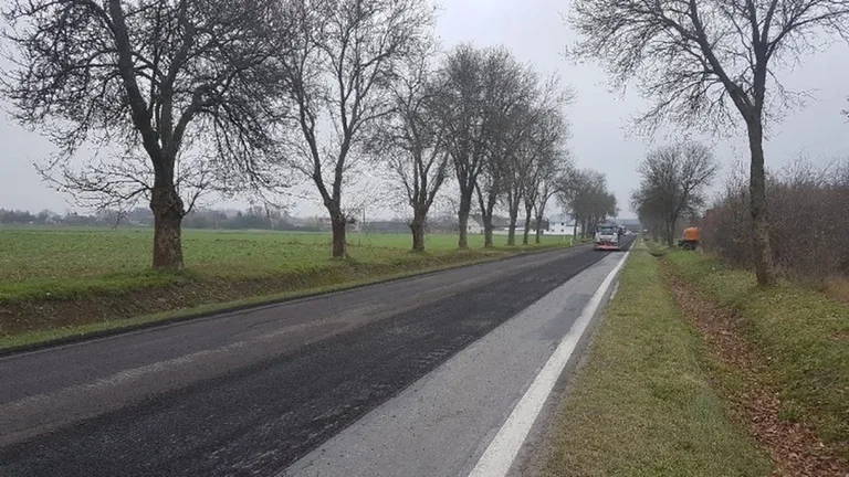 Trwa remont drogi wojewódzkiej nr 627 na odcinku Komorowo-Stok