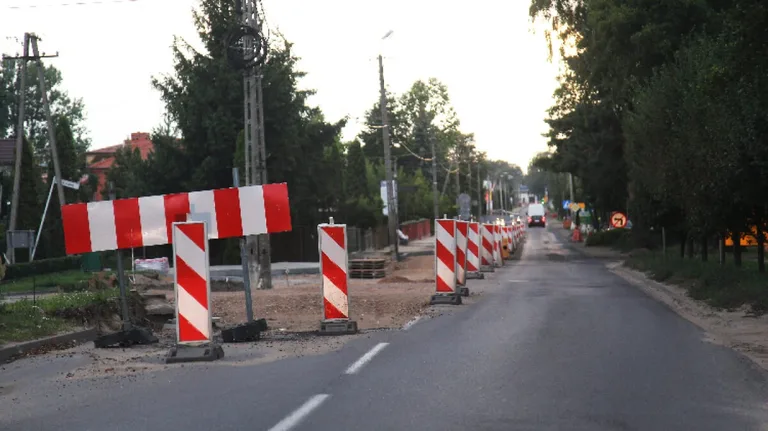 Trwa remont ulicy Nurskiej w Małkini