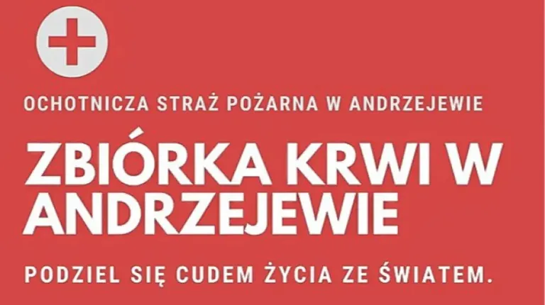Zbiórka krwi w Andrzejewie już dziś