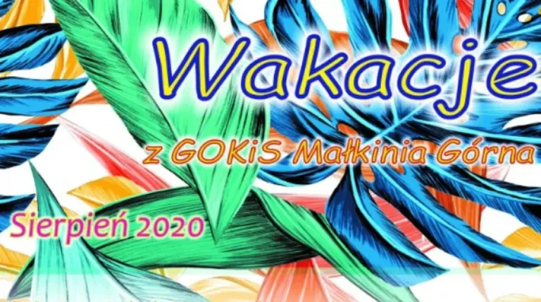 Wakacyjna oferta małkińskiego GOKiS