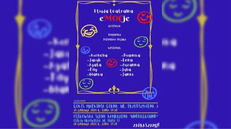 Etiuda teatralna w GOKiS w Małkini Górnej