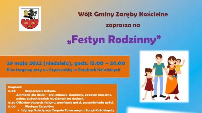 Wkrótce Festyn Rodzinny w Zarębach Kościelnych. Gwiazdą wieczoru będzie zespół Skaner (wideo)