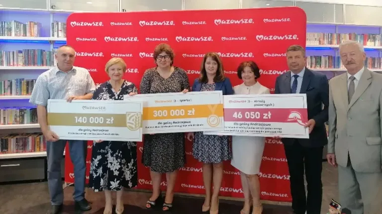 Kolejne środki pieniężne dla gminy Andrzejewo