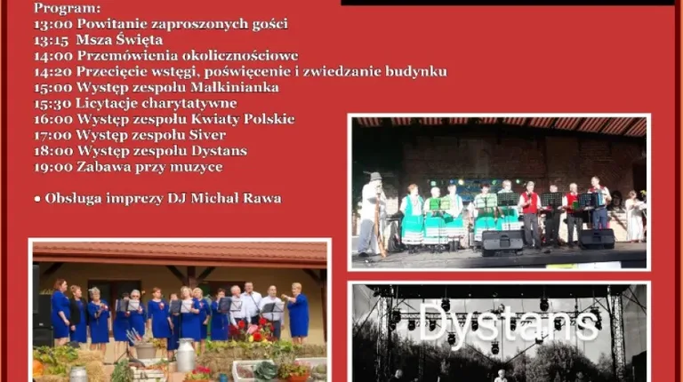 Huczne otwarcie Świetlicy Wiejskiej w Zakrzewie-Kopijkach już 25 września