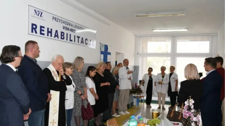 Oficjalne otwarcie przychodni rehabilitacyjnej 'Vish-Med' w Małkini Górnej