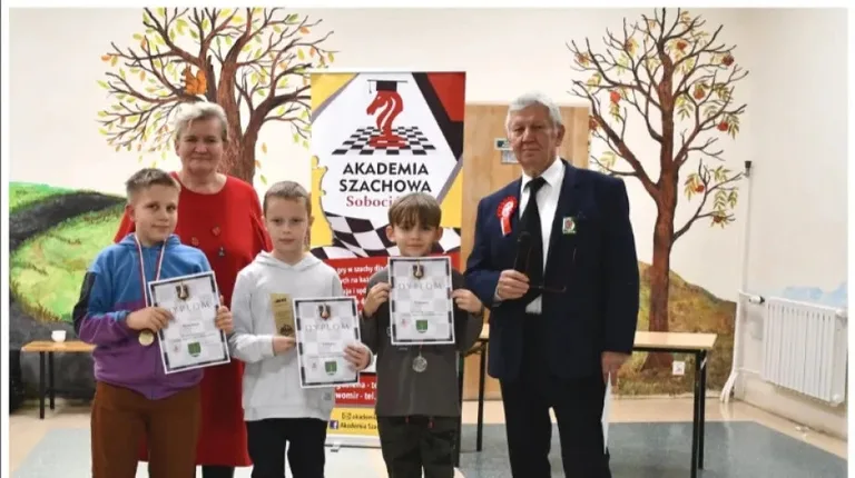 Zwycięzcy VII Turnieju Szachowego o Puchar Wójta Gminy Małkinia Górna