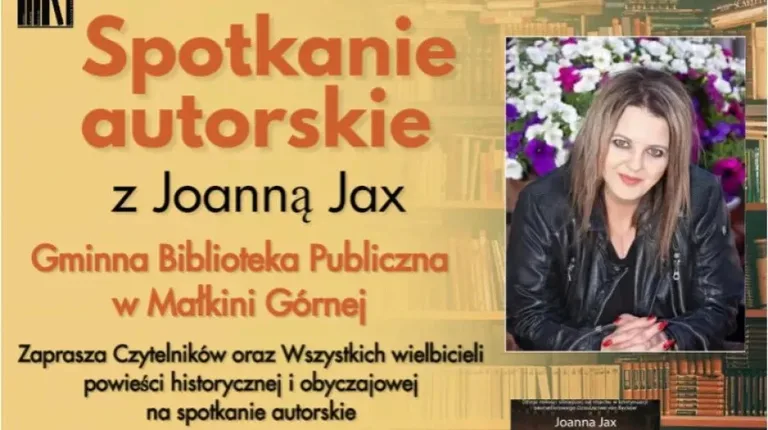 Zanurz się w świat bestsellerów - spotkanie autorskie z Joanną Jax!
