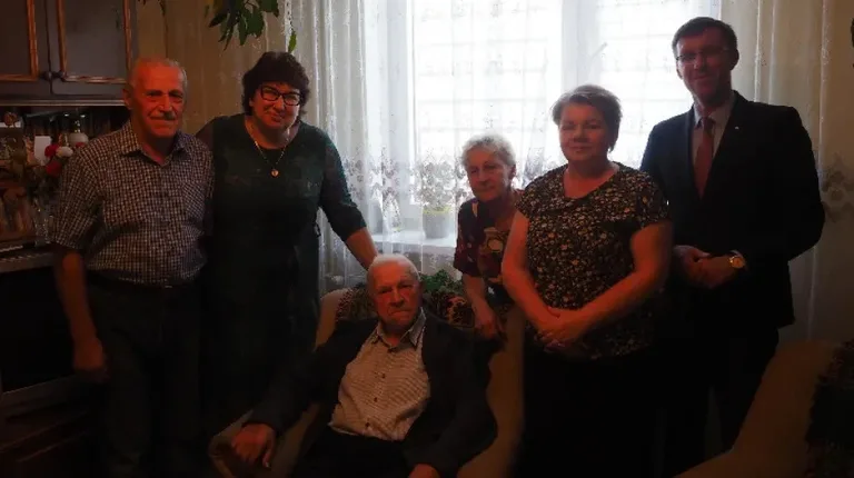 Najstarszy mieszkaniec gminy Andrzejewo świętuje setne urodziny (zdjęcia)