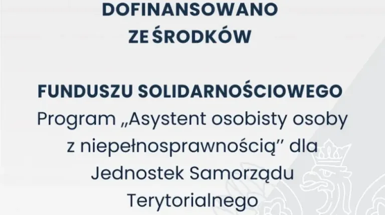 Podpisano umowę na realizację programu 'Asystent Osobisty Osoby z Niepełnosprawnością' w Małkini Górnej