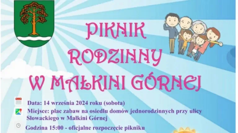 Urząd Gminy Małkinia Górna zaprasza na Piknik Rodzinny!