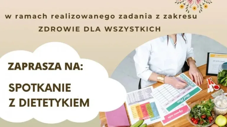 Zadbaj o swoje zdrowie. Spotkanie z dietetykiem w Błędnicy