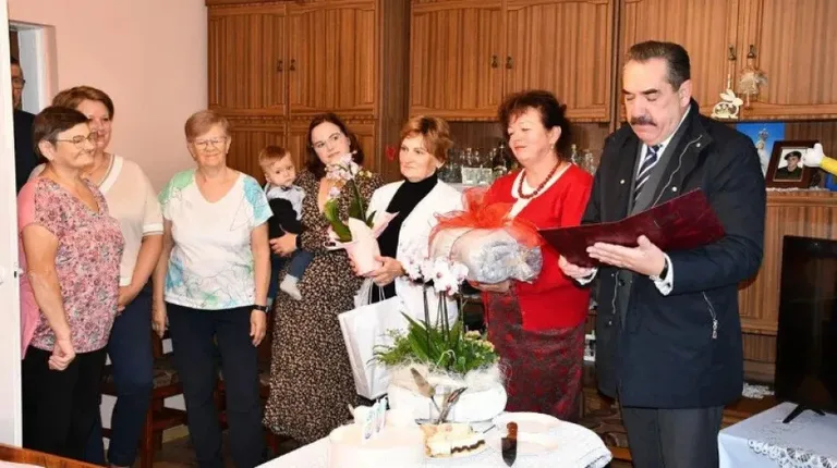 Najstarsza mieszkanka gminy Małkinia Górna świętuje jubileusz