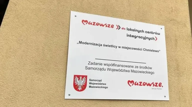 Modernizacja świetlicy w Chmielewie zakończona