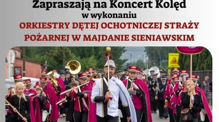 Koncert kolęd w wykonaniu Orkiestry Dętej OSP w Majdanie Sieniawskim