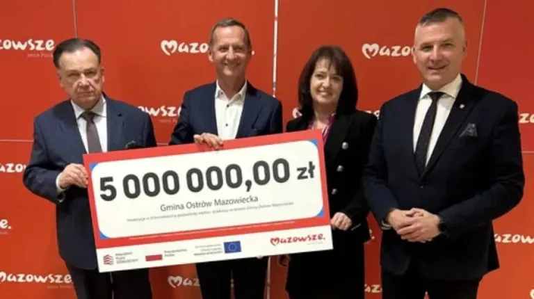 Gmina Ostrów Mazowiecka z dofinansowaniem z KPO
