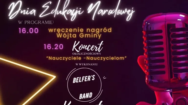 Muzyczna gala z okazji Dnia Edukacji Narodowej w Małkini Górnej