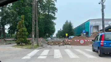 Część ulicy Widnichowskiej nieprzejezdna. Trwają prace