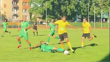 Kurpik odwrócił mecz w Ostrowi Mazowieckiej. Ostrovia prowadziła do przerwy (wideo)