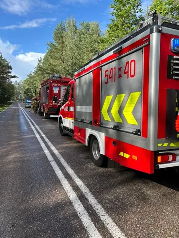 Audi dachowało w Strękowie. 37-latek stracił panowanie nad autem