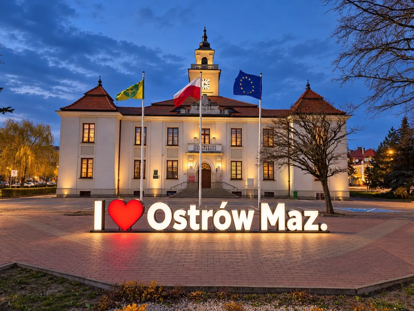 Podświetlany napis z sercem w Ostrowi Mazowieckiej?