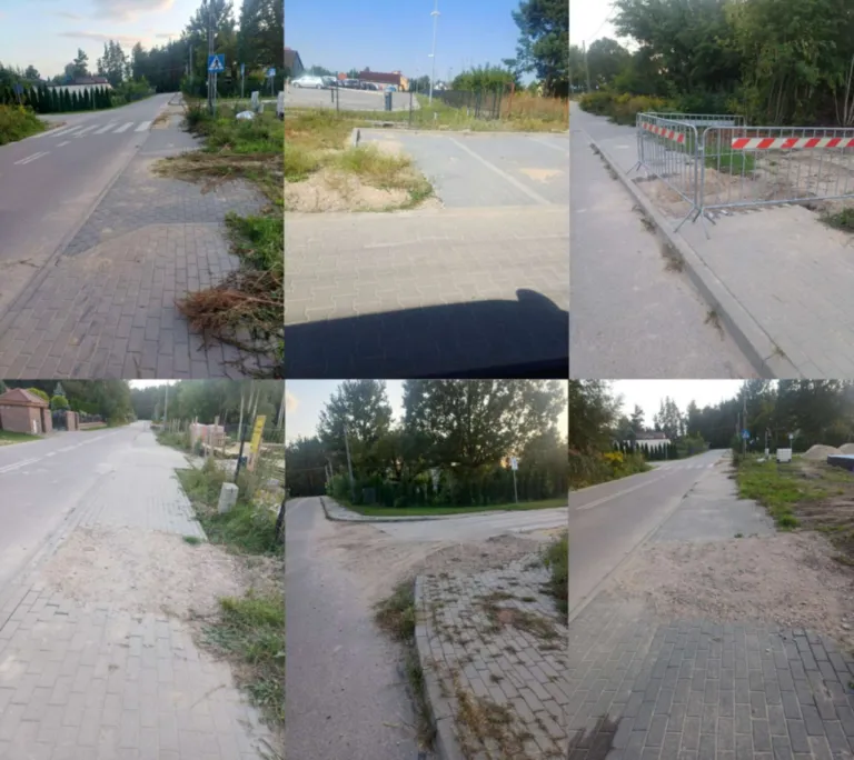 Miesiące oczekiwania na naprawy chodnika i parkingu w Ostrowi