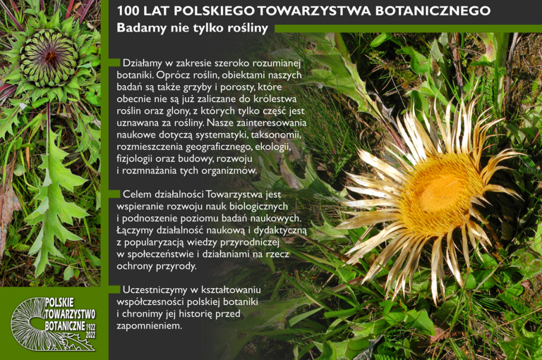 Ekspozycja 100 lat Polskiego Towarzystwa Botanicznego
