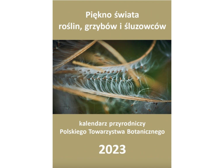 Kalendarz przyrodniczy PTB „Piękno świata roślin, grzybów i śluzowców” 2023