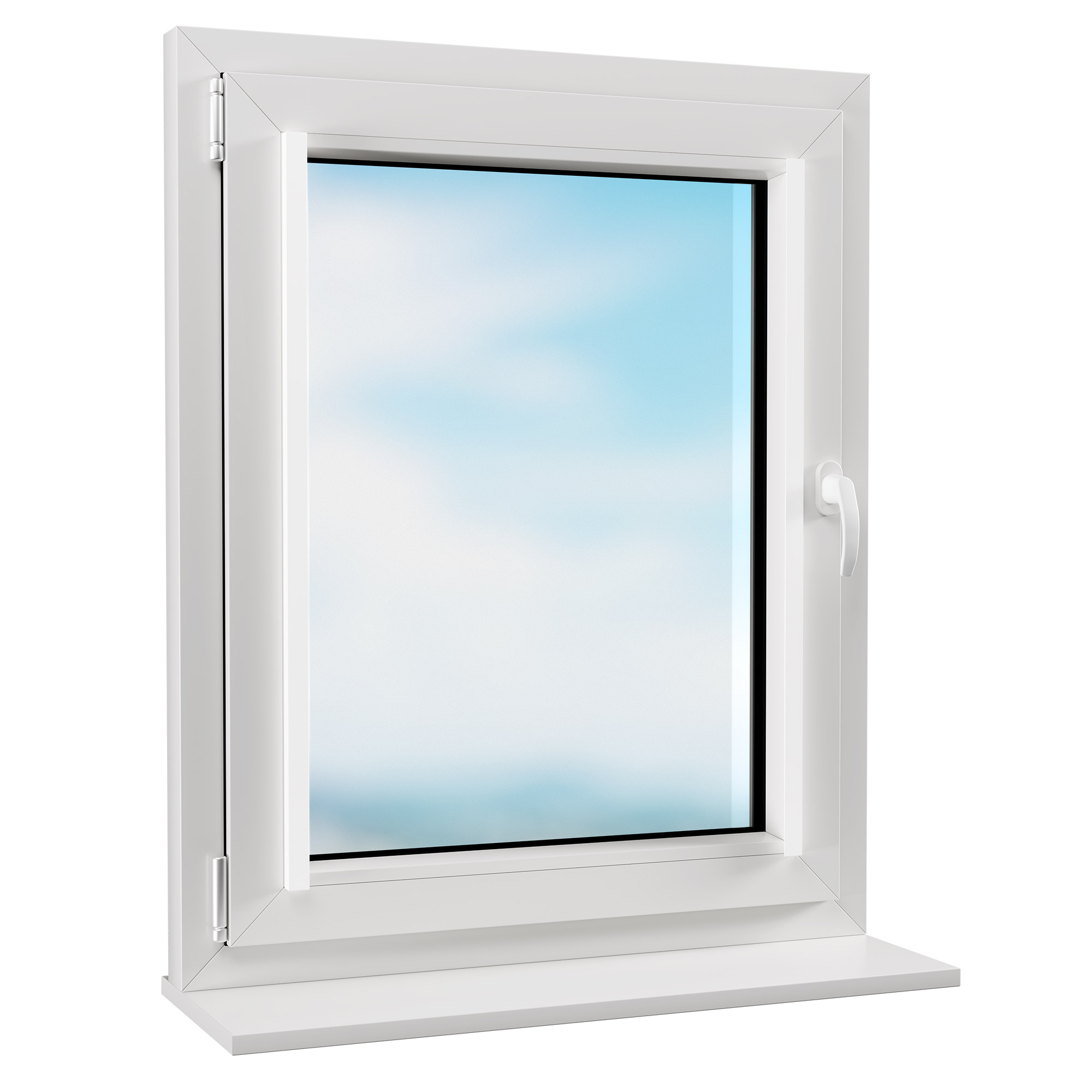 Zum Ankleben am Fensterflügel