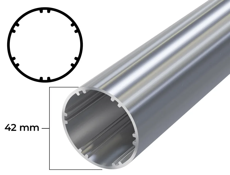 42 mm Aluminium-Welle