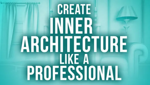 Learn indoor architecture 3D modeling