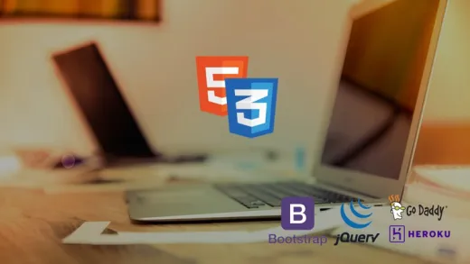 HTML5, CSS3, jQuery, Bootstrap4 從無到有開發RWD網站