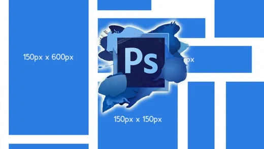 Use Photoshop to create amazing website banners and sliders