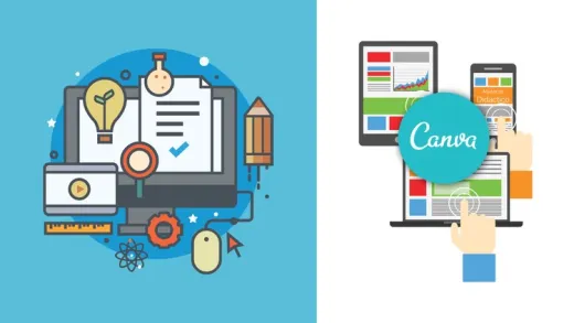 Edição gráfica para materiais didáticos no Canva