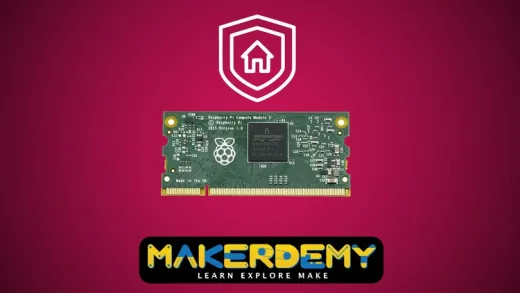 Home Security System using Raspberry Pi compute module 3