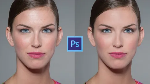 Photoshop - Tratamento de pele natural profissional