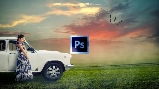 Learn Digital Art Photo Manipulation in Photoshop-Alone Girl