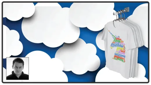 Merch by Amazon Word Cloud T-Shirt Design