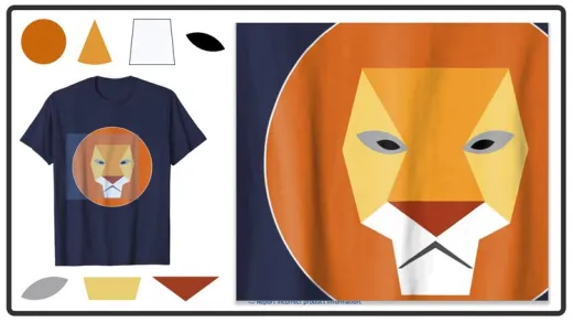 Merch By Amazon Shape Based T-Shirt Design
