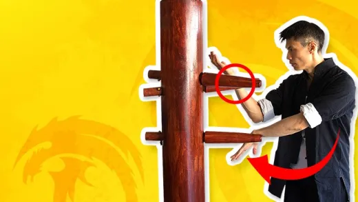 Wing Chun Wooden Dummy (Mook Jong) Training - Jeet Kune Do