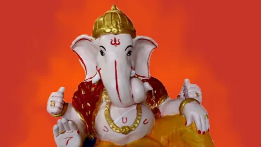 Learn to paint a Ganapati idol