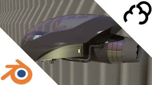 Create Scifi Spaceship in Blender
