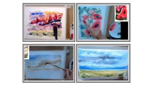 Watercolour painting. Beginners guide to Watercolor painting