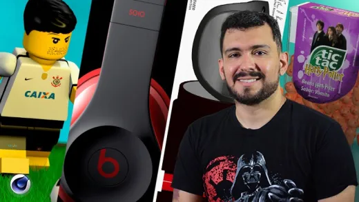 Curso Cinema 4D: Modelagem, textura e render em 4 projetos