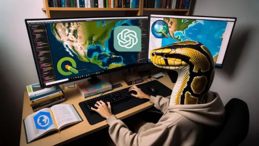 Se más productivo en QGIS, ArcMap y ArcGIS Pro con ChatGPT