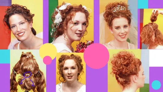 Three Updo Hairstyles for Curly Hair