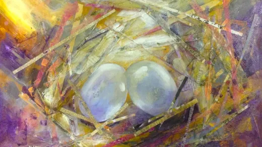 Mixed Media Nest Made Easy
