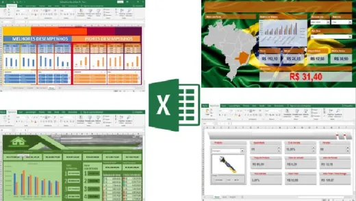 Curso de Dashboards PROFISSIONAIS no Excel