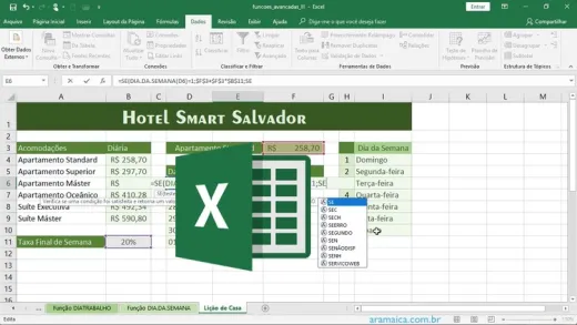 Excel Fórmulas e Funções Avançadas – Curso Completo