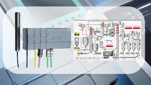Siemens S7 1200 PLC Eğitim Haberleşme-Scada-Servo-VFD-PID