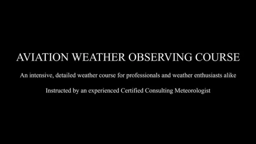 Weather Observing & Meteorological Observation Encoding
